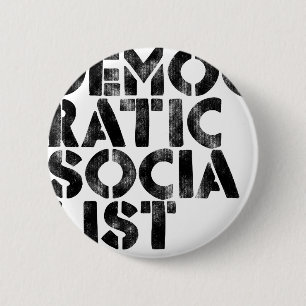 Badge Rond 5 Cm Socialiste Democratic