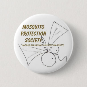 Badge Rond 5 Cm Société de protection de moustique