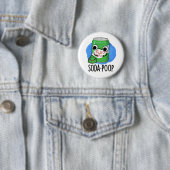 Badge Rond 5 Cm Soda Poop Drôle Boisson Pun (En situation)