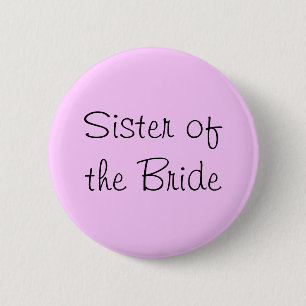 Badge Rond 5 Cm Soeur de la mariée
