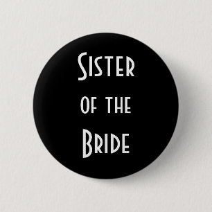 Badge Rond 5 Cm Soeur de la mariée