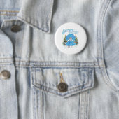 Badge Rond 5 Cm Sœurs dévouées Noël blanc Joyeux Noël flocon de ne (En situation)