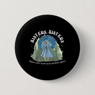 Badge Rond 5 Cm Soeurs White Christmas Movie 1954 Xmas Snow Holid