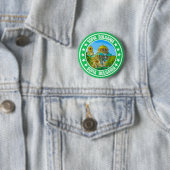 Badge Rond 5 Cm Sofia Bulgarie (En situation)