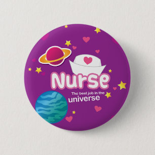 Badge Rond 5 Cm Soignez le meilleur travail dans l'univers
