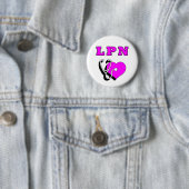 Badge Rond 5 Cm Soin de LPN (En situation)