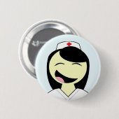 Badge Rond 5 Cm Soins de santé de bouton de RN LVN d'infirmière (Devant & derrière)