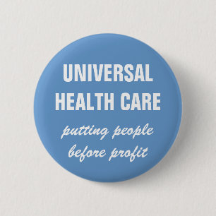 Badge Rond 5 Cm Soins de santé universels