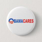 Badge Rond 5 Cm Soins d'Obama (Devant)
