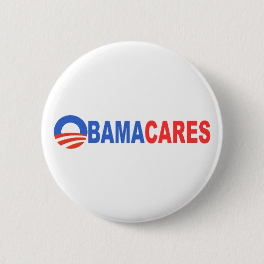 Badge Rond 5 Cm Soins d'Obama (Devant)