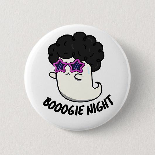 Badge Rond 5 Cm Soirée Boogie Drôle Halloween Ghost Pun (Devant)