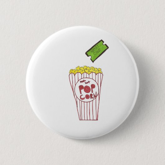 Badge Rond 5 Cm Soirée cinéma (Devant)