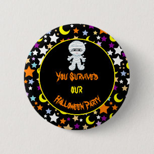 Badge Rond 5 Cm Soirée costumée d'Halloween Mummy Boy