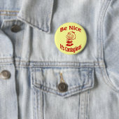 Badge Rond 5 Cm Sois gentil C'est contagieux (En situation)