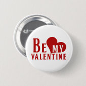 Badge Rond 5 Cm Sois ma Saint Valentin (Devant & derrière)
