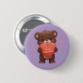 Badge Rond 5 Cm Sois ma Saint Valentin ? (Devant & derrière)