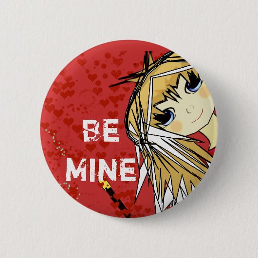 Badge Rond 5 Cm Sois minable fille (Devant)