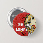 Badge Rond 5 Cm Sois minable fille (Devant & derrière)