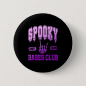 Badge Rond 5 Cm Soky Est. 1629 Babes Club, Retro, Goth (Devant)
