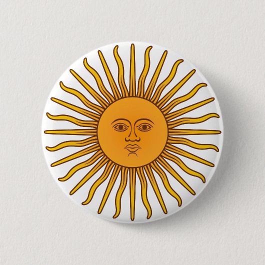 Badge Rond 5 Cm Sol de Mayo (Devant)
