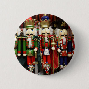 Badge Rond 5 Cm Soldats de Noël Casse-Noisette