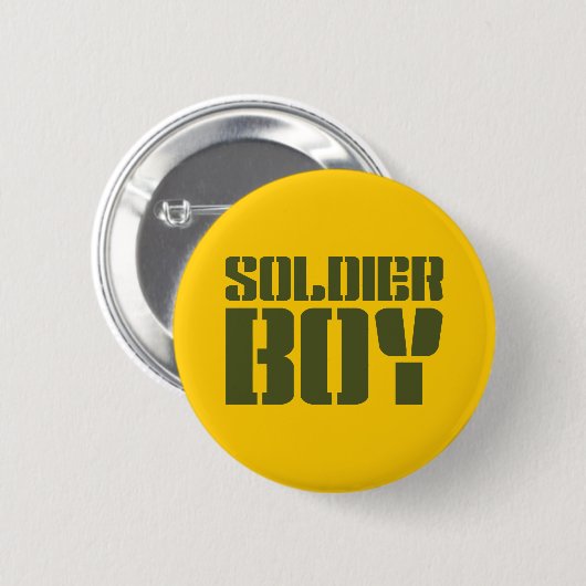 BADGE ROND 5 CM SOLDIER GARY (Devant & derrière)