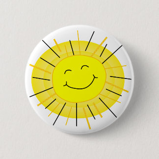 Badge Rond 5 Cm Soleil