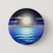 Badge Rond 5 Cm Soleil bleu (Devant)