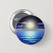 Badge Rond 5 Cm Soleil bleu (Devant & derrière)