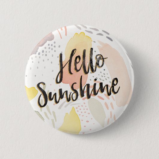 Badge Rond 5 Cm Soleil de la brise II | de pré bonjour (Devant)