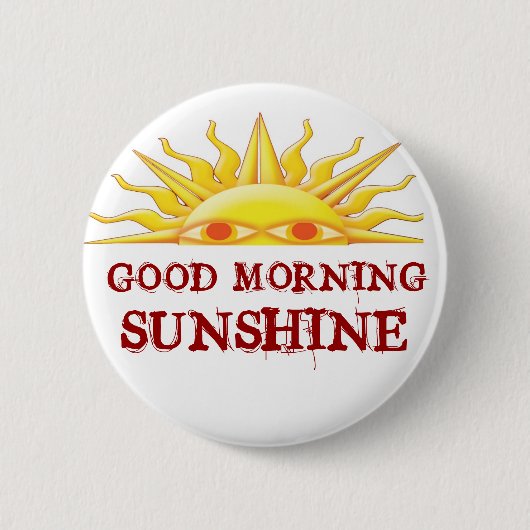 Badge Rond 5 Cm Soleil du bon matin (Devant)