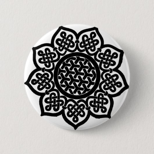 BADGE ROND 5 CM SOLEIL GOTHIQUE (Devant)
