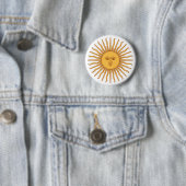 Badge Rond 5 Cm Solénoïde De Mayo de l'Argentine (En situation)