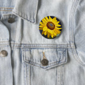 Badge Rond 5 Cm Solfette jaune (En situation)