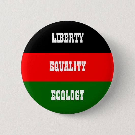 Badge Rond 5 Cm solidarité d'égalité de liberté (Devant)