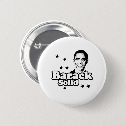 BADGE ROND 5 CM SOLIDE DE BARACK (Devant & derrière)