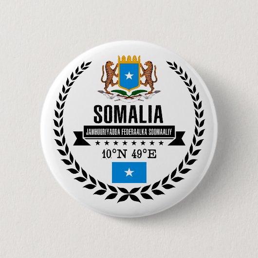 Badge Rond 5 Cm Somalie (Devant)