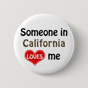 Badge Rond 5 Cm Someone in California loves me live