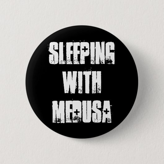 Badge Rond 5 Cm Sommeil avec la méduse (Devant)