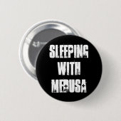 Badge Rond 5 Cm Sommeil avec la méduse (Devant & derrière)