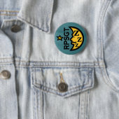 Badge Rond 5 Cm Sommeil de RPSGT par Slipperywindow (En situation)