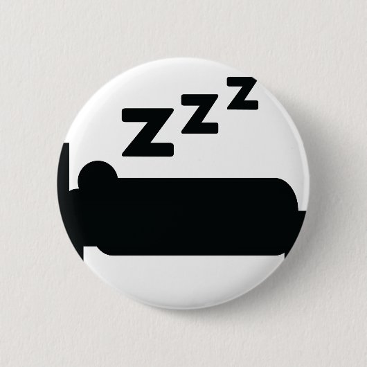 Badge Rond 5 Cm somnolence (Devant)