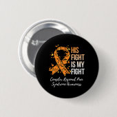 Badge Rond 5 Cm Son combat complexe Sensibilisation régionale au s (Devant & derrière)