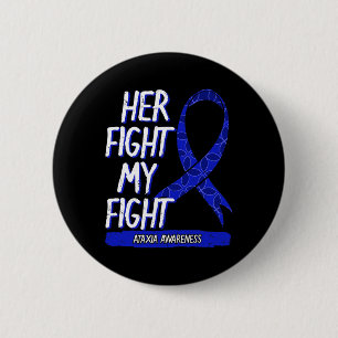Badge Rond 5 Cm Son Combat Est Mon Combat Ataxia Mouvement Désordr