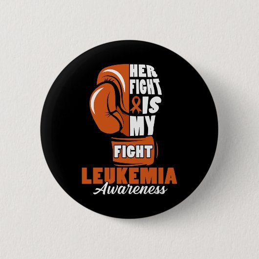 Badge Rond 5 Cm Son combat est mon combat Mois de sensibilisation (Devant)