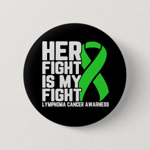 Badge Rond 5 Cm Son combat est mon combat : soutien pour la sensib