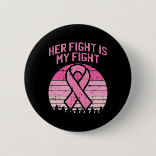 Badge Rond 5 Cm Son Combat Est Mon Mari De Lutte Contre Le Cancer