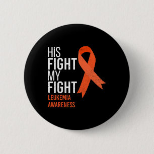 Badge Rond 5 Cm Son combat est My Fight Leukemia Cancer Awareness 