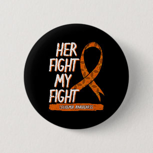 Badge Rond 5 Cm Son combat Ma lutte contre la leucémie Sensibilisa
