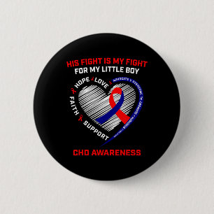 Badge Rond 5 Cm Son combat Petit Garçon Fils Conscience de l'Enfan